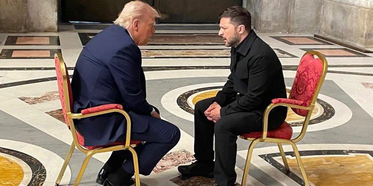 Unutar intimnog sastanka Trumpa i Zelenskog na Popinom sprovodu prije proboj – i kako je Vanceova odsutnost pomogla