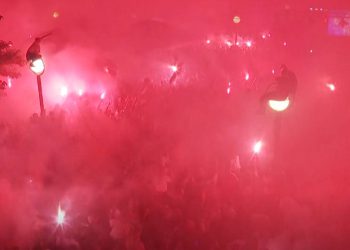 VATRENA TITULA Slavili titulu Rijeke, ispalili signalne rakete