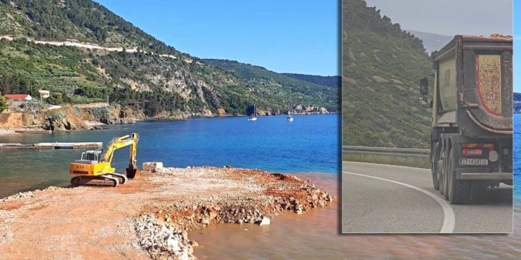 VIDEO: IMAMO DOKUMENTE Tone zemlje u moru ispred Komiže, a sve protivno Glavnom projektu ribarske luke