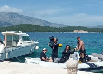 VIDEO Na Korčuli otkriven davno potopljeni grad