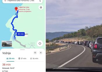 VIDEO: PROMETNI KAOS NA CRESU Ljudi stajali u kilometarskim kolonama: “Ni približno dovoljno trajekata!”