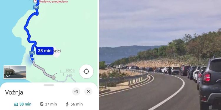 VIDEO: PROMETNI KAOS NA CRESU Ljudi stajali u kilometarskim kolonama: “Ni približno dovoljno trajekata!”