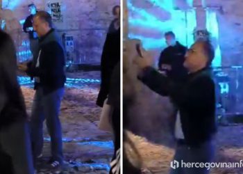 VIDEO Šef delegacije EU primijećen u mostarskom Starom gradu kako se opušta uz zvuke elektronske glazbe