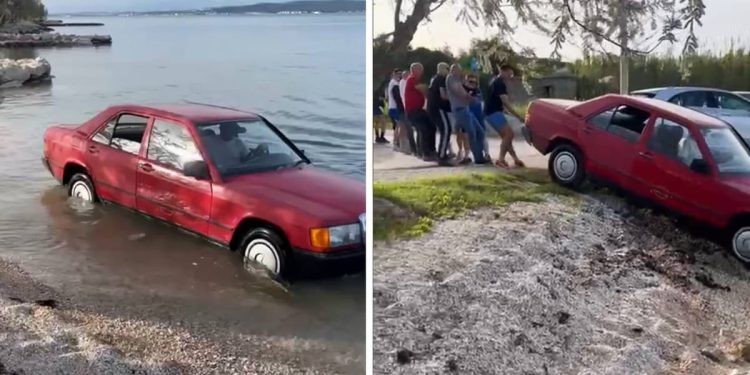 VIDEO Urnebesna priča o jednom Mercedesu s otoka Pašmana koji je upao u more…