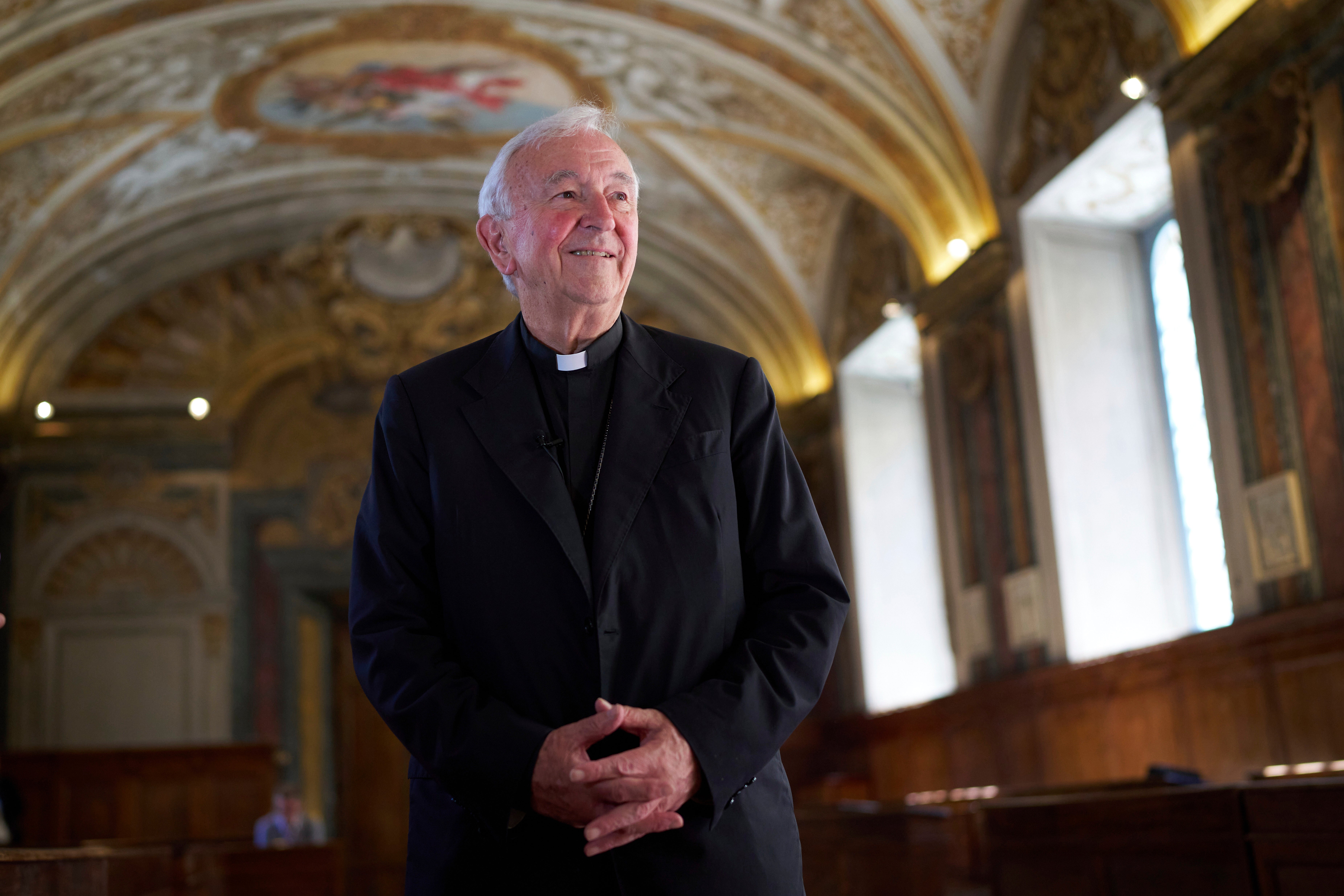 Kardinal Vincent Nichols na časnom engleskom fakultetu, u Rimu