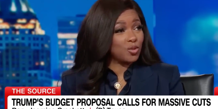 Veleposlanica Jasmine Crockett kaže da većina zakonodavaca GOP -a smatra da su Trumpove tarife ‘lude’