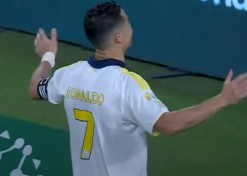 Video Brozović izumi, Ronaldo uriva golmana (koji ga širi) i postigne ga