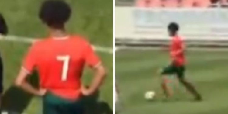 Video Cristiano Ronaldo Jr debitira s Portugalom: Evo kako igra