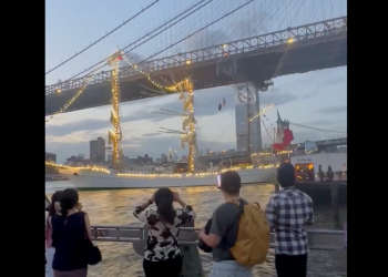 Visoki brod se sruši na most Brooklyn s potragom za ljudima bačenim u vodu