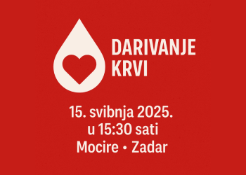 Zadarski sportaši ponovno u akciji: Poziv na darivanje krvi u Mocirama