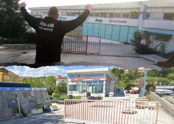 Zatvoren prolaz kod TTTS-a. Čovjek dozvolio svima prolazak preko njegovog, ali već se događa bezobrazluk