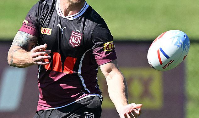 Zvijezda Queensland Origin Cameron Munster isporučuje Elite Sledge na TV uživo s ciljem svog vlastitog menadžera igrača Braith Anasta