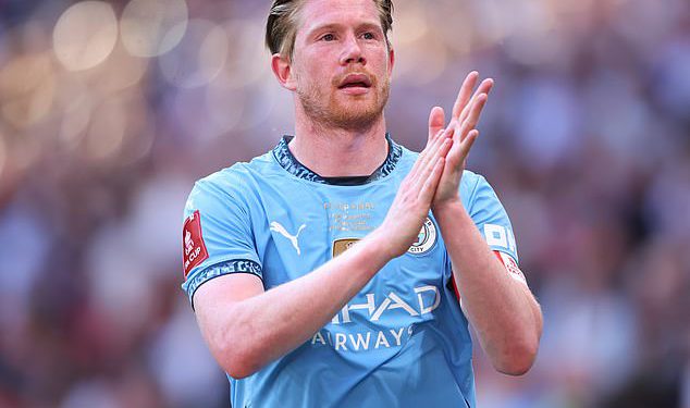 Zvijezda od strane Man Cityja Kevin de Bruyne odustaje od velikog ažuriranja svoje budućnosti nakon završnog srca FA Kupa