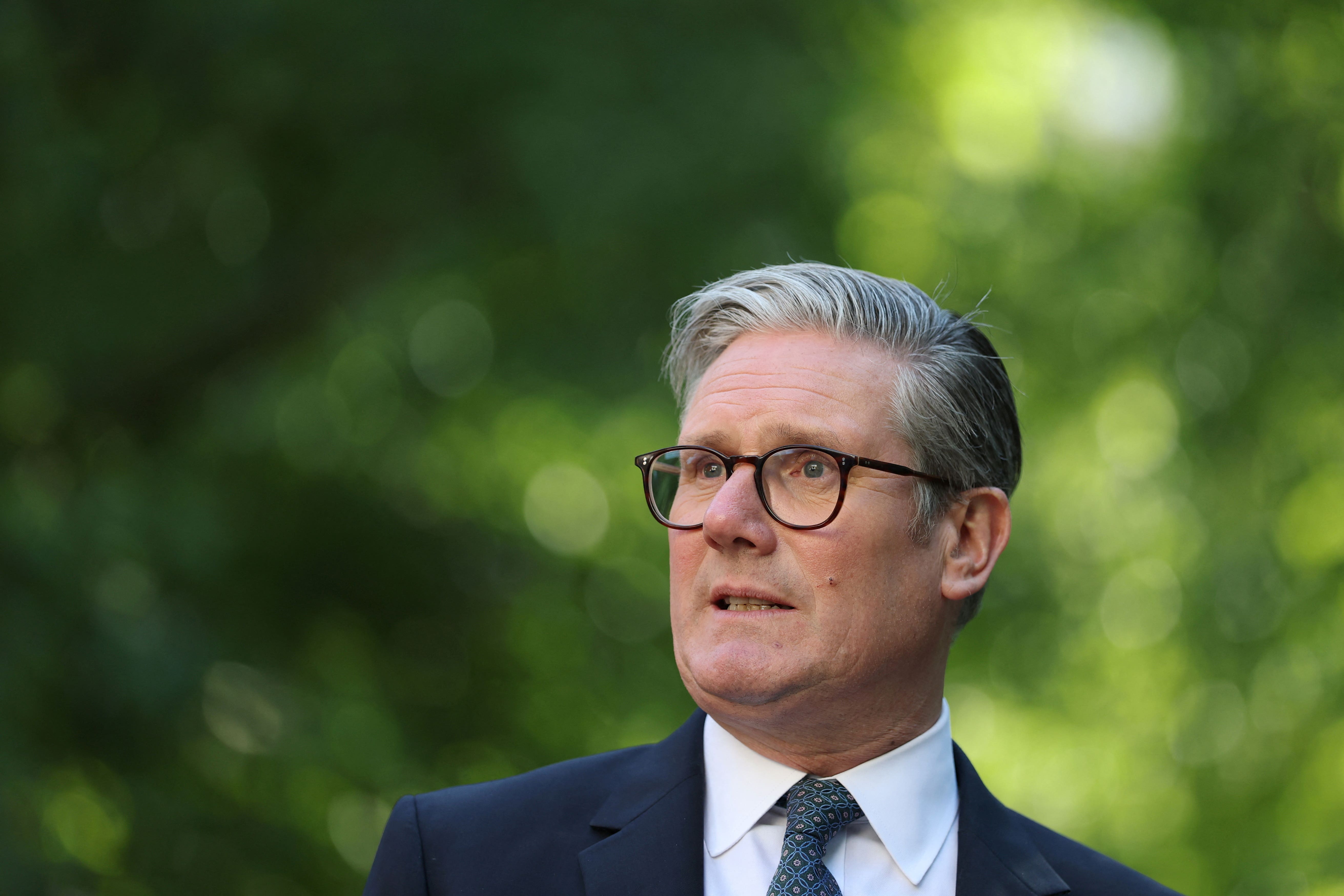 Premijer Sir Keir Starmer pridružio se Emmanuelu Macronu i Marku Carneyu kako bi osudio Izraelske akcije u Gazi (Hannah McKay/PA)