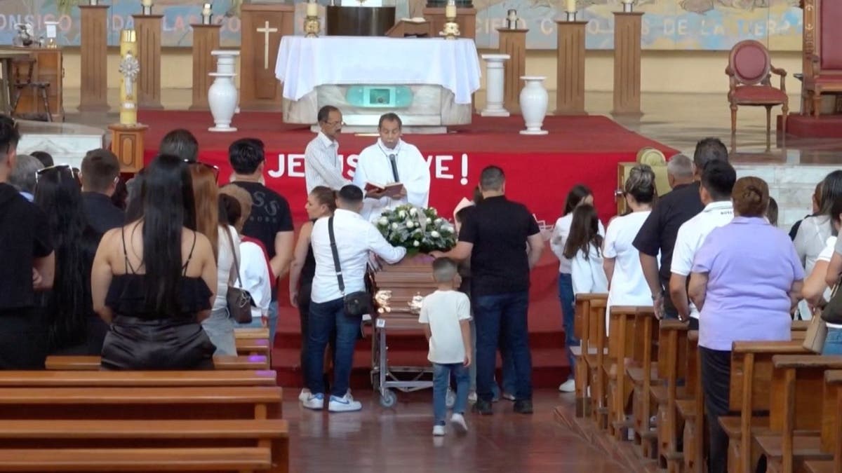 Pogreb za tiktok influencer