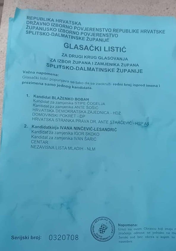 Državno izborno povjerenstvo o izbornim listićima u moru: "Odnio ih vjetar!"