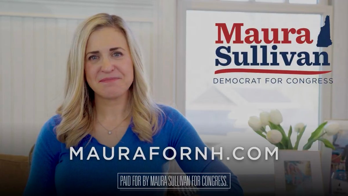 Demokrata Maura Sullivan najavljuje svoju kandidaturu za američku kuću u 1. kongresnom okrugu New Hampshire u videozapisu kampanje za pokretanje kampanje 10. travnja 2025. godine.