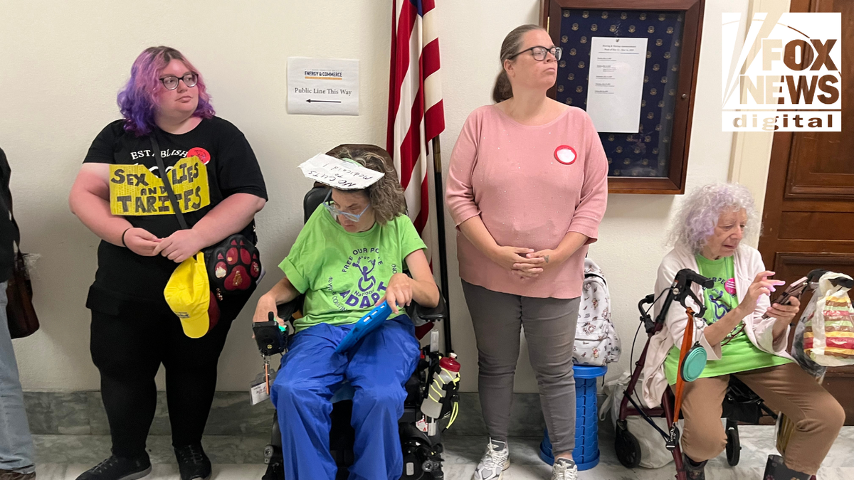 Prosvjednici u dvorani Capitol Hill