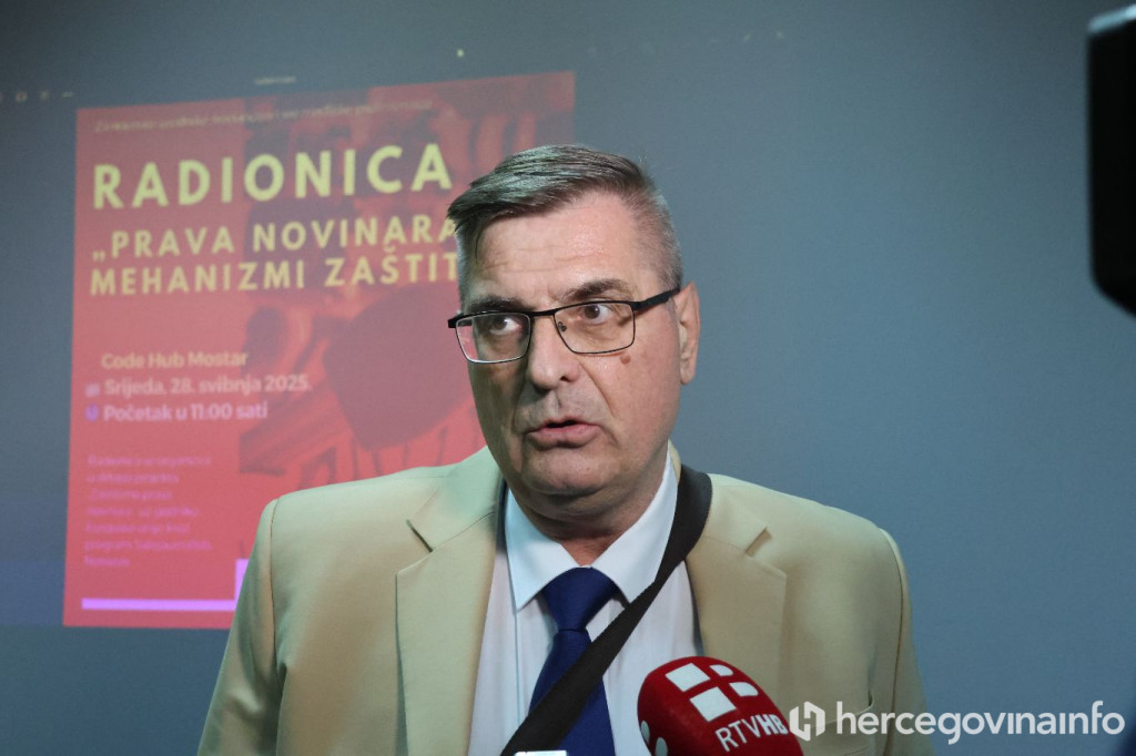 Milenko Krčum radionica Zaštitimo prava novinara