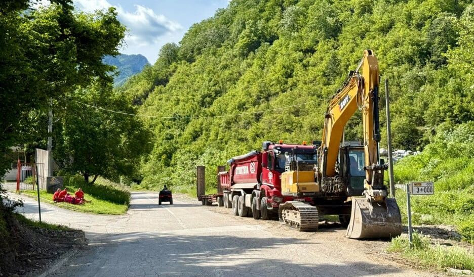 Počela je sanacija magistralnog puta Jablanica - Blidinje