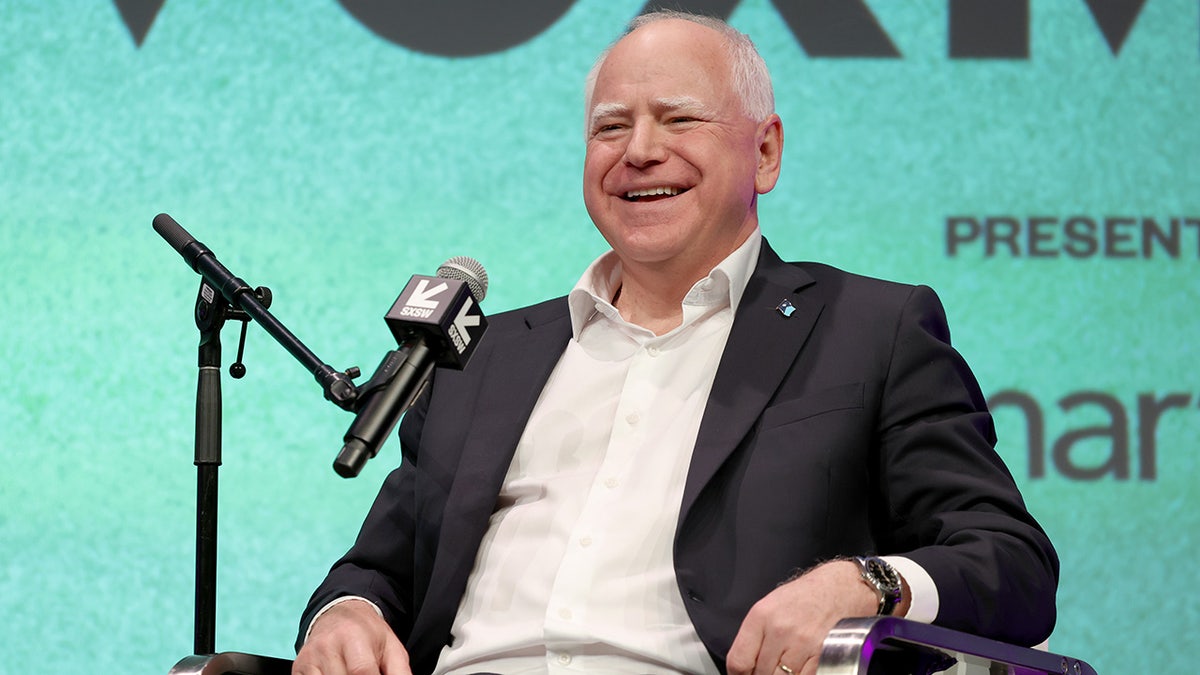 Tim Walz u Austinu u Teksasu