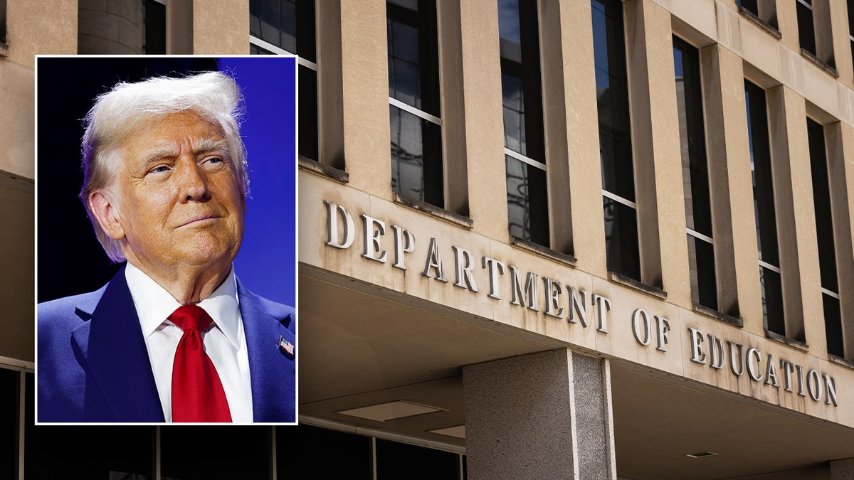 Trump, ostao umetnuti; Odjel za obrazovanje Izgradnja glavne slike