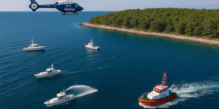 „ASAR 2025“ Velika pokazna vježba potrage i spašavanja zrakoplova na otoku Lošinju
