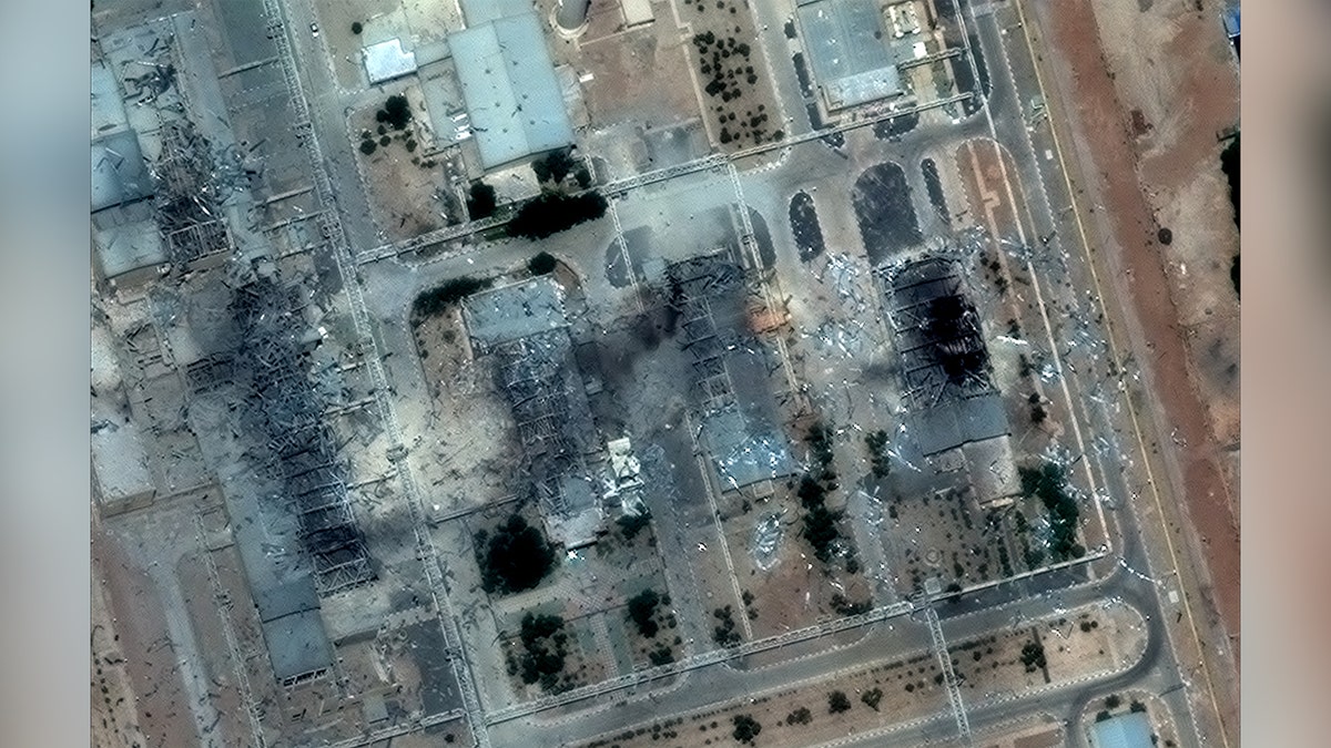 Zračni prikaz uništenog nuklearnog mjesta u Iranu