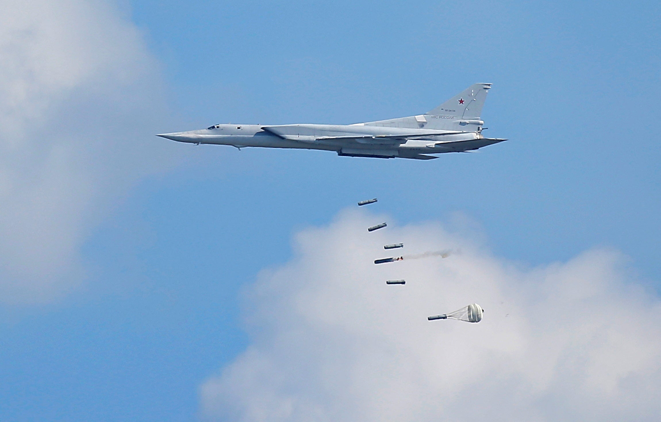 Dronovi ciljani na ruski Tupolev TU-22M3 bombarder (datoteka)