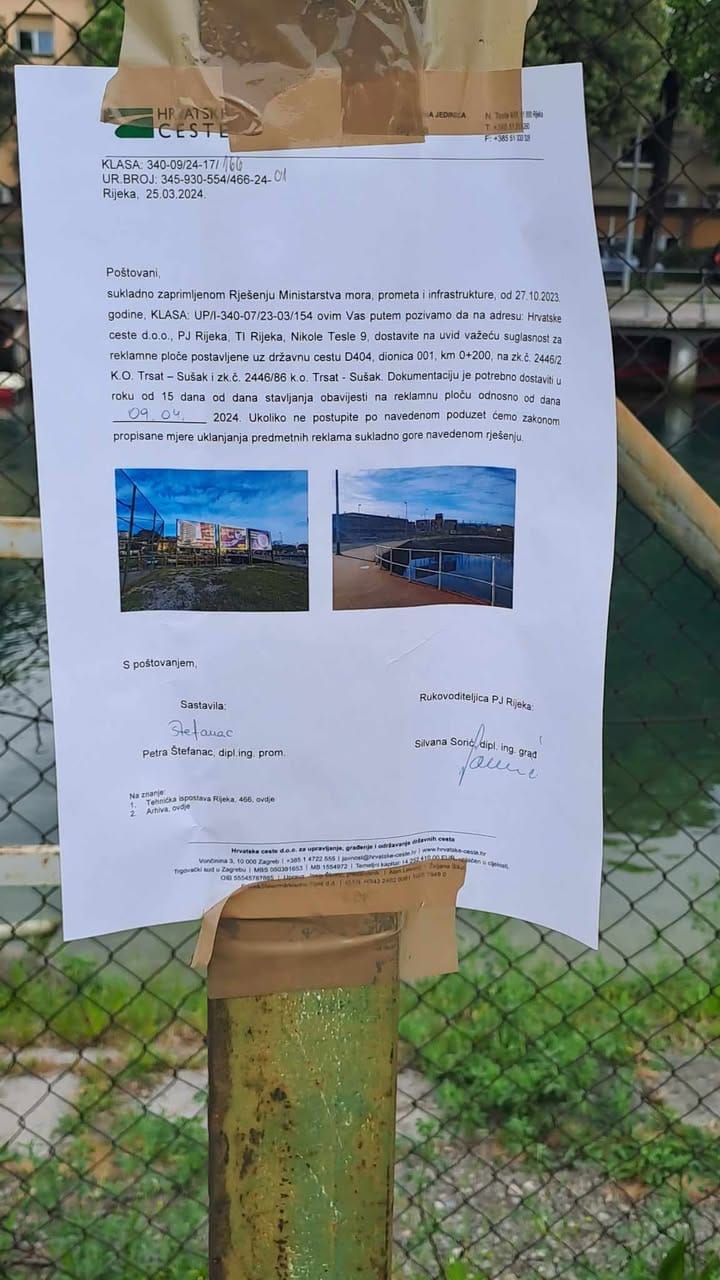 Ilegalni panoi na pomorskom dobru u Rijeci: "Zašto ih nitko ne uklanja?"