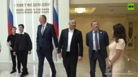 Hokejska legenda Ovechkin posjećuje Vijeće Ruske Federacije (video)