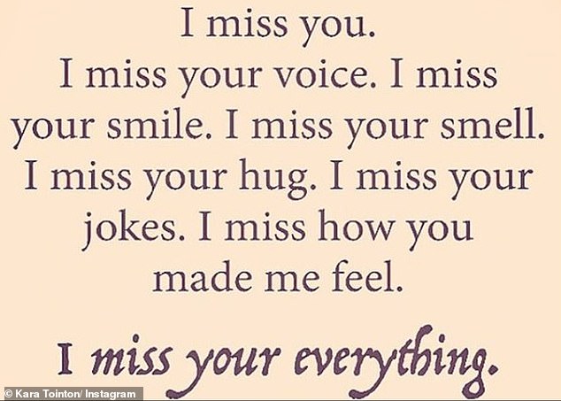 Glumica je odala počast svojoj pokojnoj majci u pokretnom Instagram postu (na slici), podijelila ubrzo nakon smrti 2019. godine