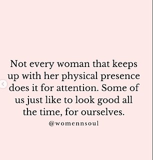 Ponovno je izvela drugu iz @womennsoul koji je glasio: 