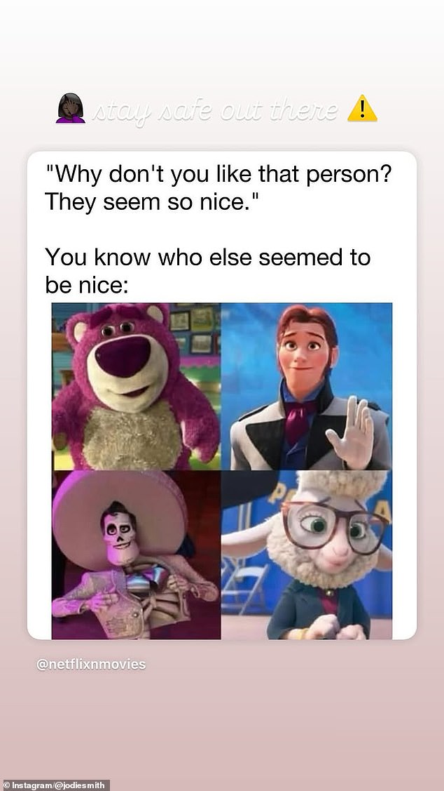 Nakon što se pojavila njihova bitka za skrbništvo, u ponedjeljak je zaletjela, glumica Queen & Slim odvela se na Instagram kako bi podijelila kriptični post koji pokazuje niz Disneyevih negativaca, koji su se isprva lijepo pojavili lijepo