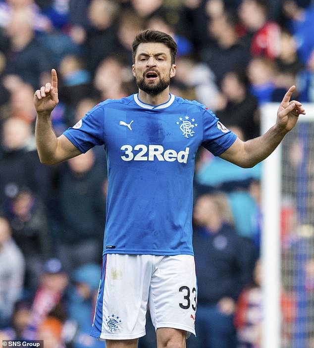 Martin je imao kratku čaroliju kao igrač u Rangersu 2018. godine