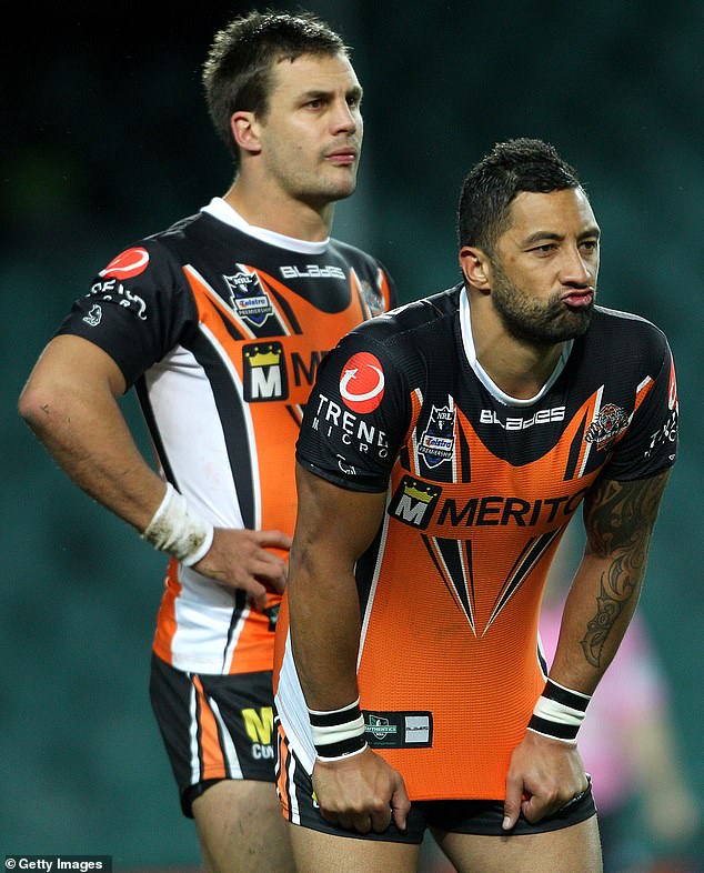 Beau Ryan dao je svoje ime NRL -a s Tigrovima (na slici lijevo), prije nego što ga je ozljeda vrata vidjela da se povlači iz sporta 2014. godine