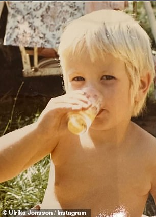 Pored prije i poslije pucanja, Ulrika je podijelila fotografiju iz djetinjstva