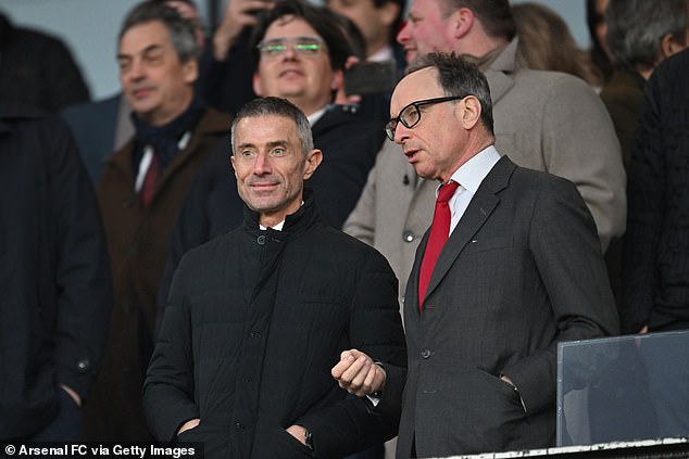 Andrea Berta (left) was appointed, with his extensive contacts and track record were all factors that helped in the decision making