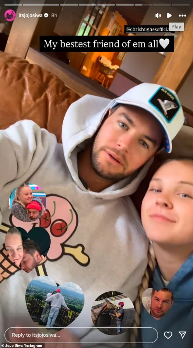 Tijekom vikenda Chris je JoJo rekao: 'Pušeš mi svaki dan' u videu objavljenom na njezinim Instagram pričama
