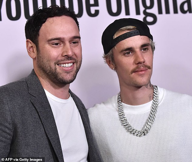 Braun je najpoznatiji kao jednokratni menadžer pop superzvijezda poput Justina Biebera. Na slici u LA-u u siječnju 2020. godine, u godini kada je ušao u tjedan dana u povlačenju stambenog i osobnog rasta pod nazivom Hoffman proces