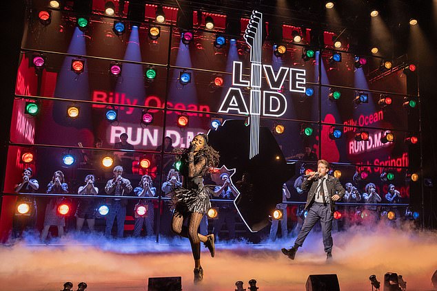 Frontmen Boomtown Rats -a iznio je primjedbe u uvodnoj noći samo za jedan dan: Mjuzikl Live Aid u kazalištu Shaftesbury u Londonskom West End