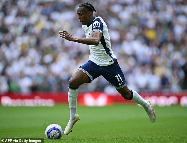 Mathys Tel joined on loan and Tottenham could make the deal permanent for £45million