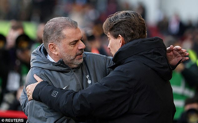 Frank has replaced Ange Postecoglou, who departed after finishing 17th