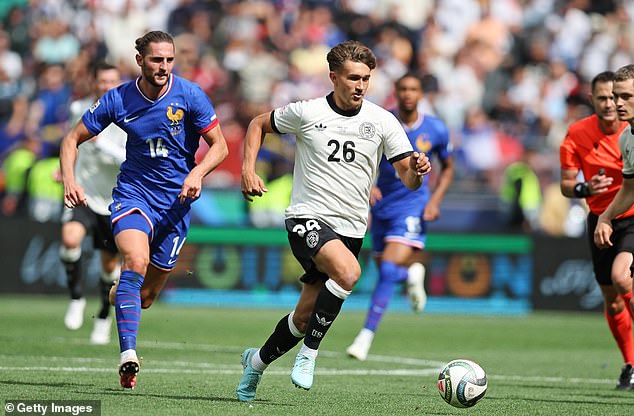 Tom Bischof won his first Germany cap last week in the Nations League third-place play-off against France