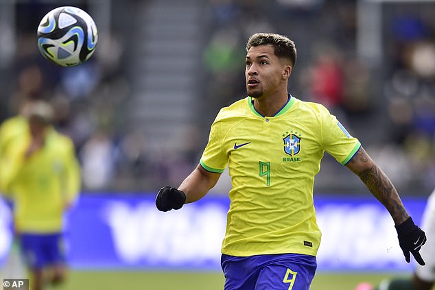 Marcos Leonardo fired 15 goals in 13 caps for Brazil's Under 20s