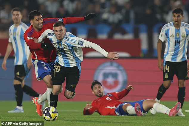 Mastantuono made his senior Argentina debut last week against Chile in a World Cup qualifier, becoming his country's youngest ever player at 17 years, 296 days