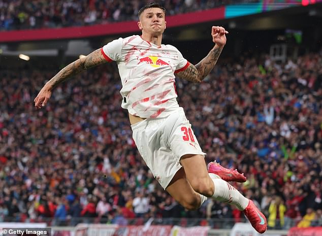 RB Leipzig naprijed mogao bi koštati oko 75 milijuna funti nakon plodne sezone od 21 gola