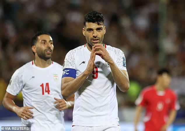 Taremi je igrala dva kvalifikacija za Svjetski kup za Iran i prihvatila nagradu za nogometaš godine