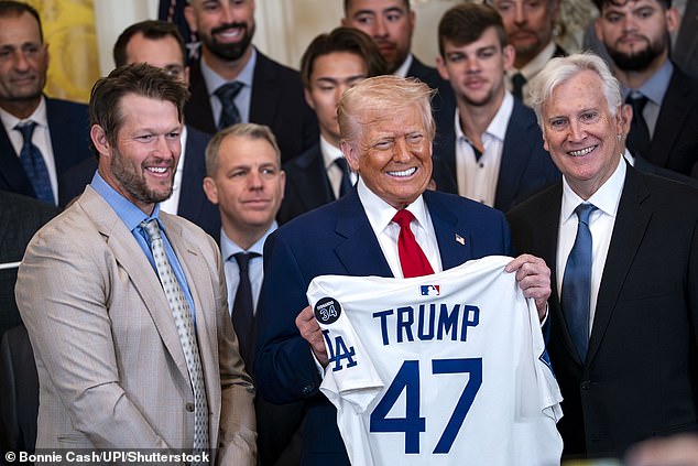 Dodgersi su u travnju posjetili Donalda Trumpa u Bijeloj kući kao pobjednici World Series