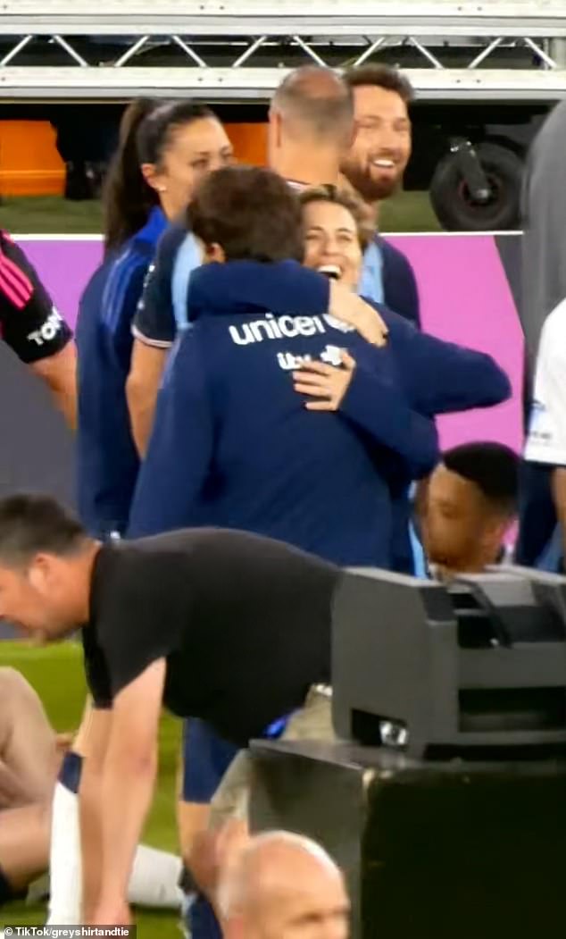 Dok su Sam i Louis dali sve od sebe kako bi razdvojili nagađanja o svađi izbjegavajući jedni druge tijekom podudaranja nogometne pomoći, videozapis dokazuje animozitet između pari